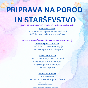 Priprava na porod in starševstvo