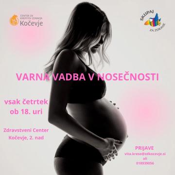 Varna vadba v nosečnosti